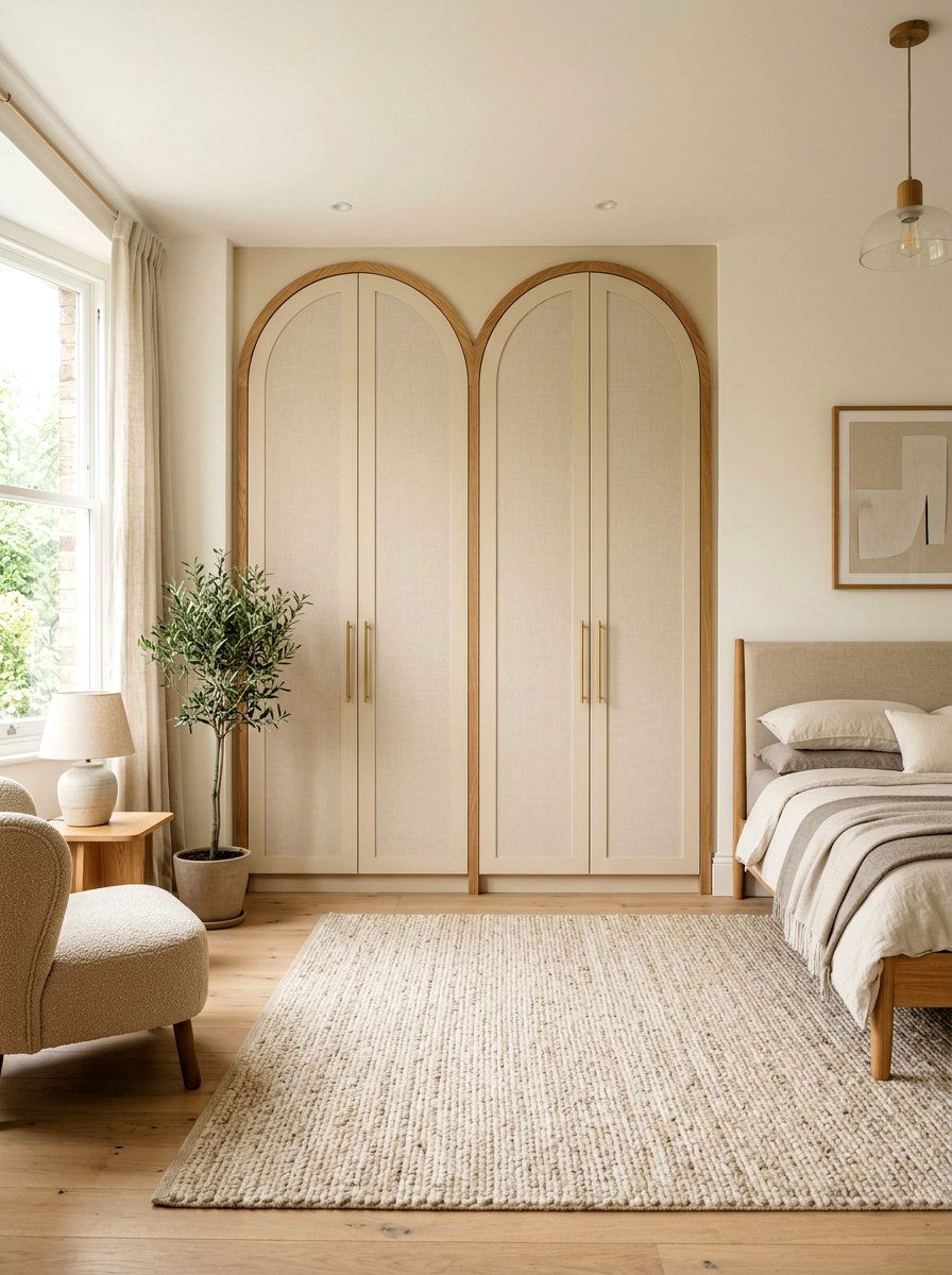 Arched Bedroom Wardrobe - 30 arched built in ideas