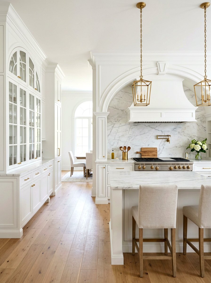 Arched Cabinet Detail - 30 interior arch ideas