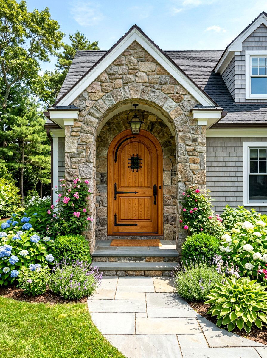 Arched Cape Cod Front Door - 30 Cape Cod front door ideas