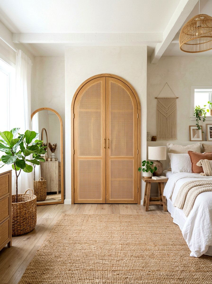 Arched Closet Door With Cane - 30 arched doorway ideas