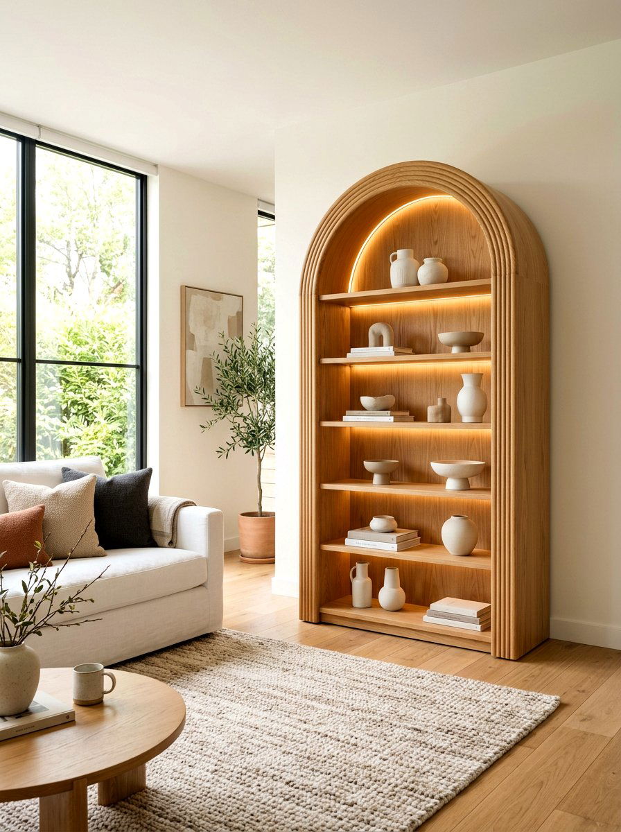 Arched Display Cabinet Living Room - 30 display cabinet ideas