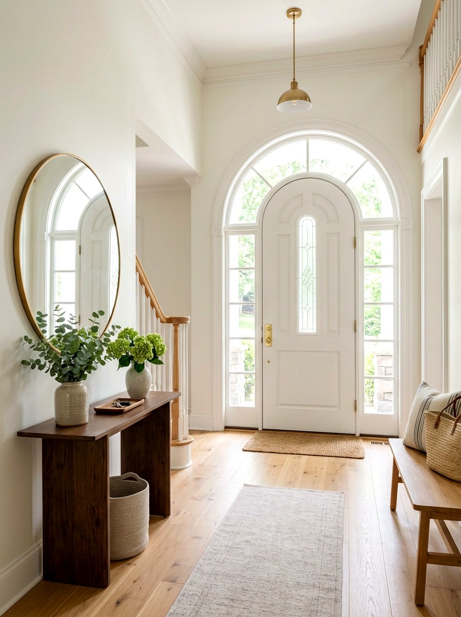 Arched Door With Sidelights - 30 arched doorway entry ideas
