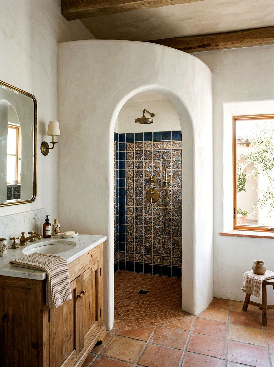 Arched Doorway Bathroom - 30 spa hotel bath ideas