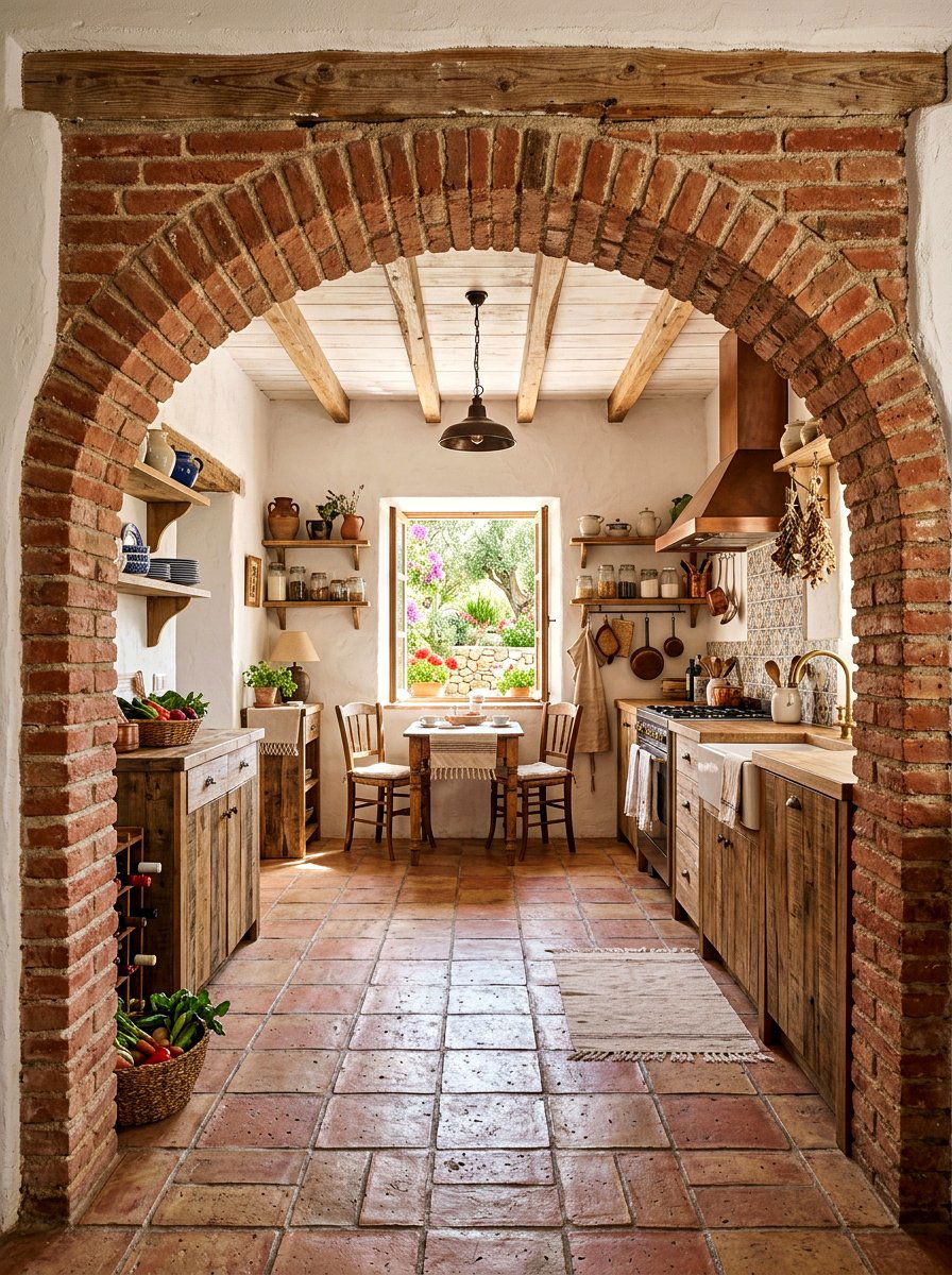 Arched Doorway Kitchen - 30 storybook kitchen ideas
