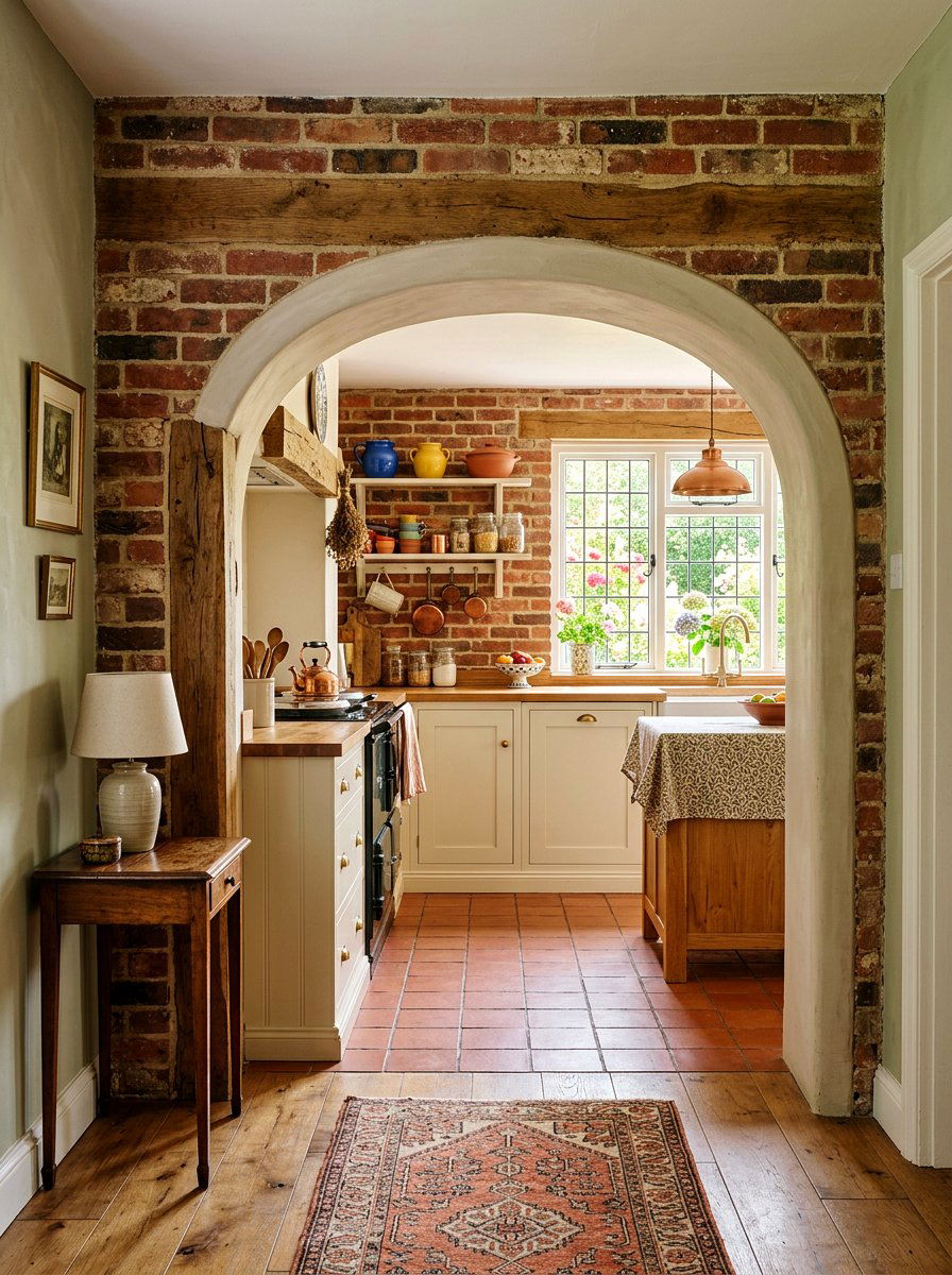 Arched Doorway Kitchen - 30 cottage kitchen ideas