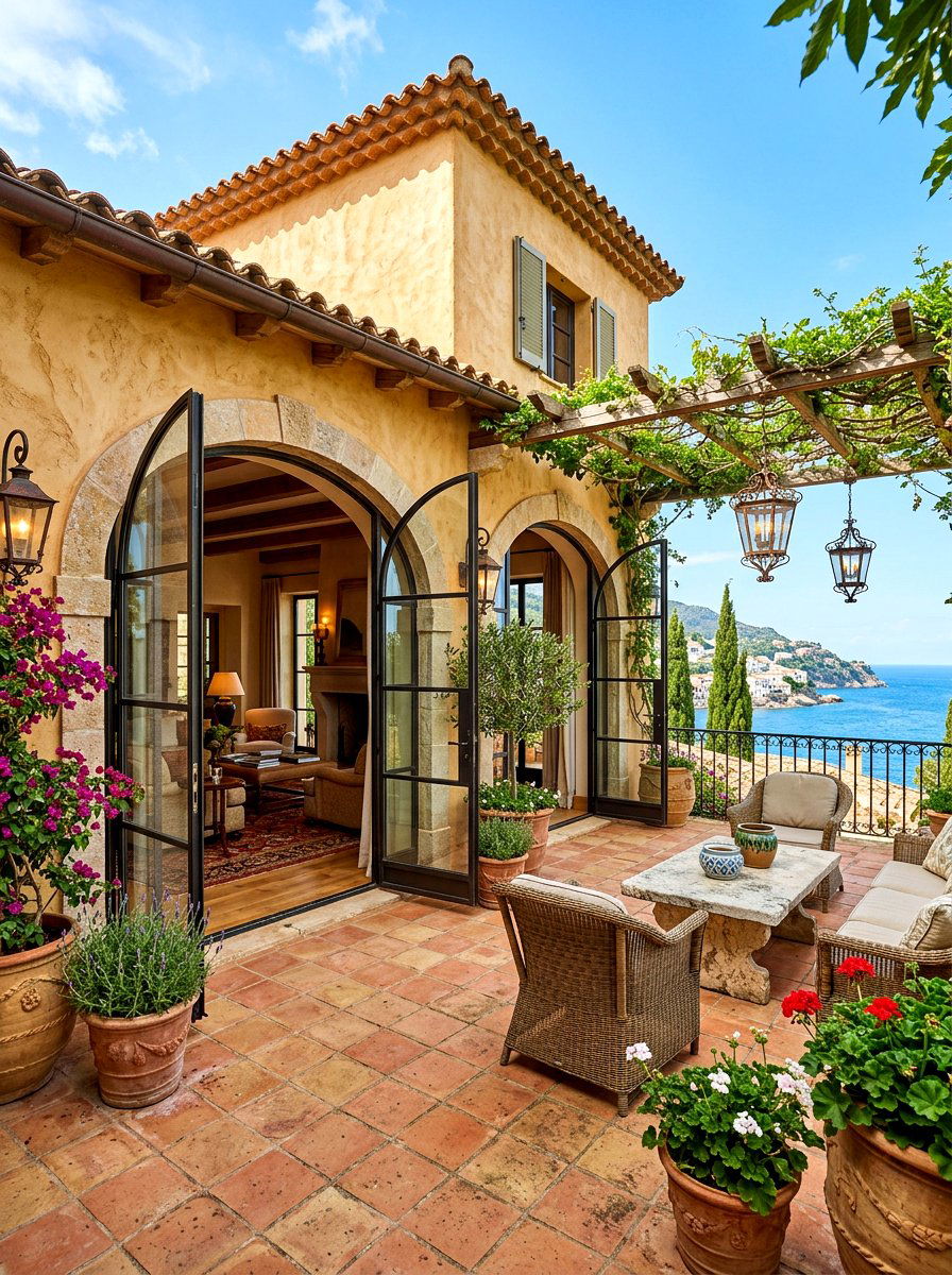 Arched Doorways And Windows - 30 Mediterranean patio ideas