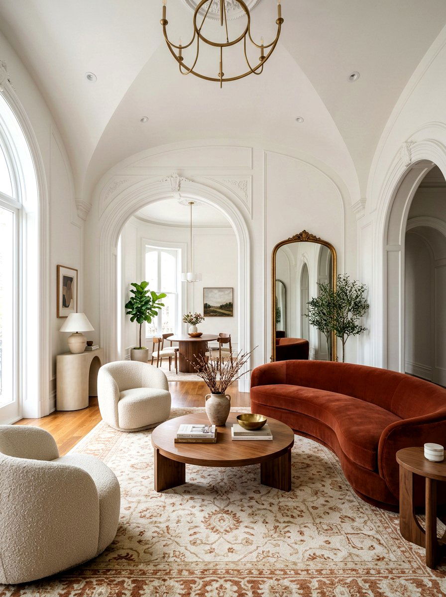 Arched Doorways - 30 trend forward living room ideas