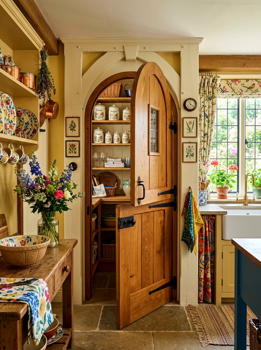 Arched Dutch pantry door - 30 arched pantry door ideas