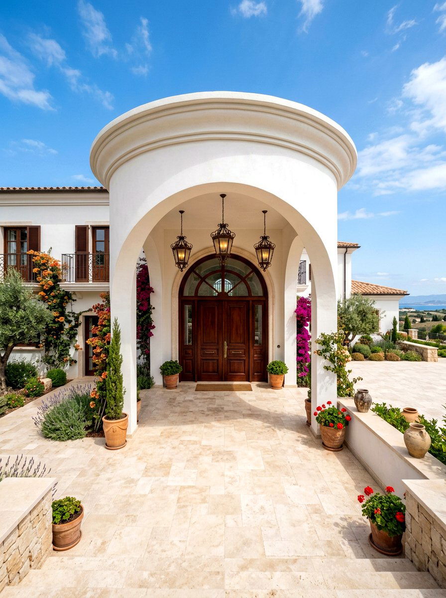 Arched Entrance Portico - 30 portico ideas