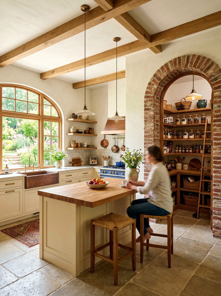Arched Entry Kitchen - 30 old world kitchen ideas