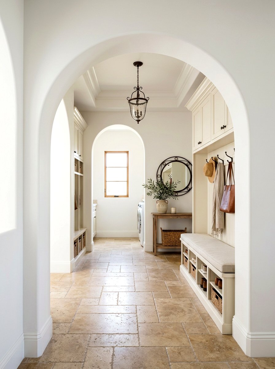 Arched Entryway Openings - 30 quiet luxury mudroom ideas