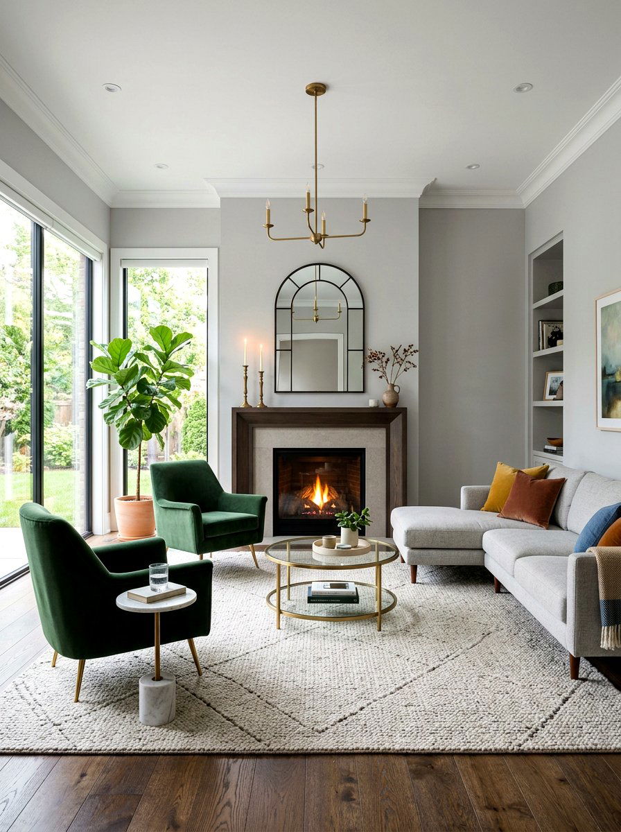 Arched Fireplace Mirror - 30 mantel mirror ideas