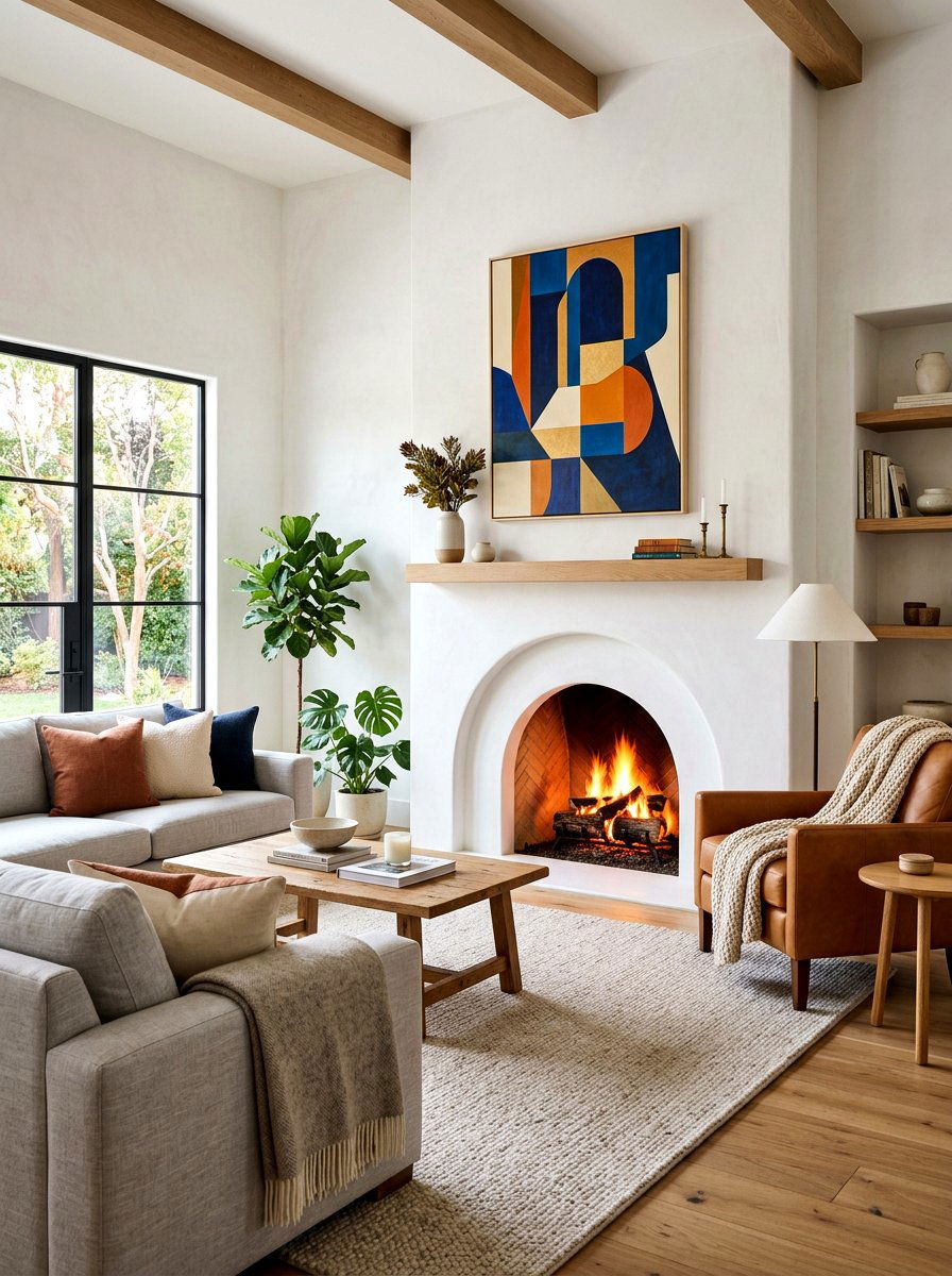 Arched Fireplace Surround - 30 interior arch ideas