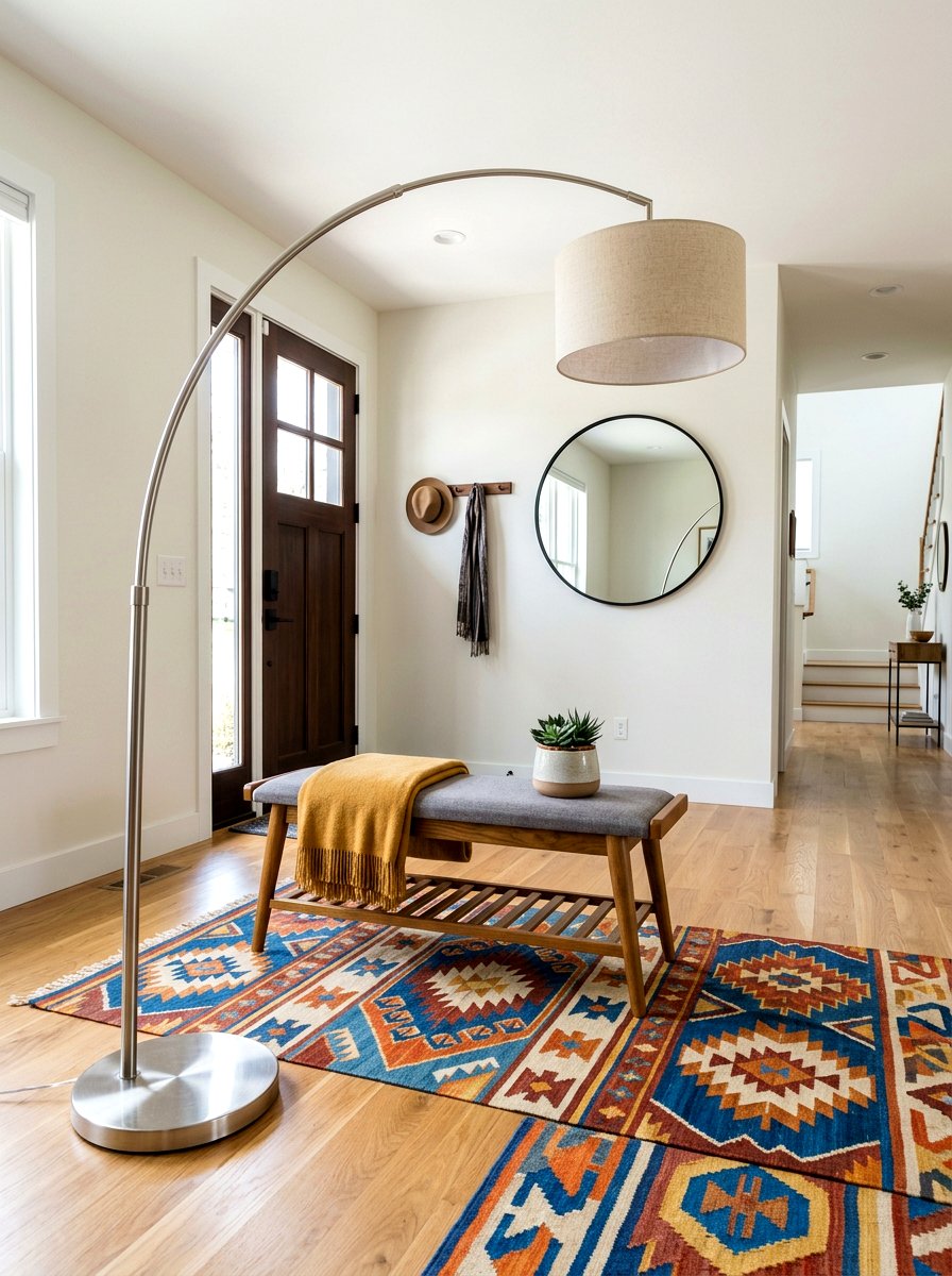 Arched Floor Lamp - 30 foyer lamp styling ideas