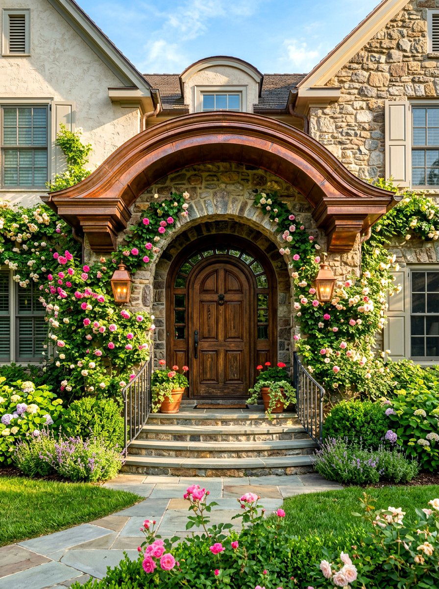 Arched Front Porch Roof - 30 front porch roof ideas