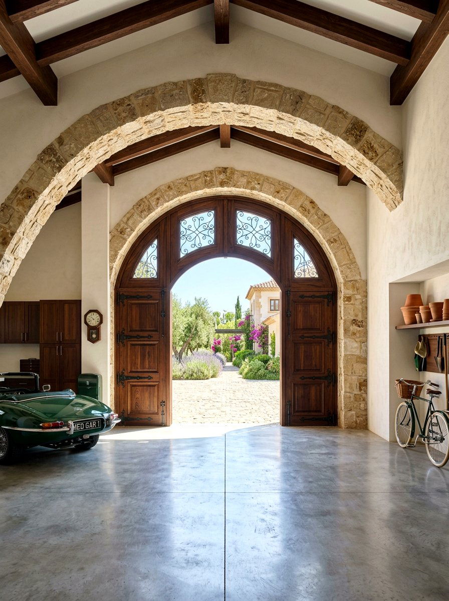 Arched Garage Opening - 30 garage facade ideas