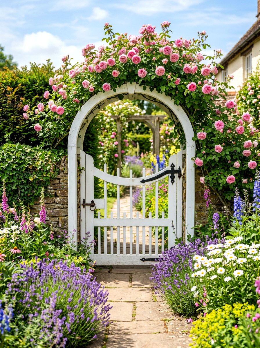 Arched Garden Gate - 30 fence gate ideas