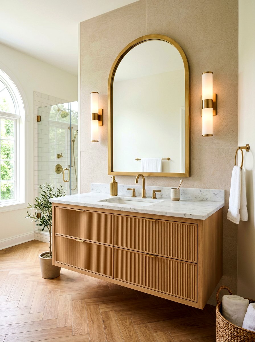 30 fluted vanity ideas: That Elevate Your Bathroom So Easily