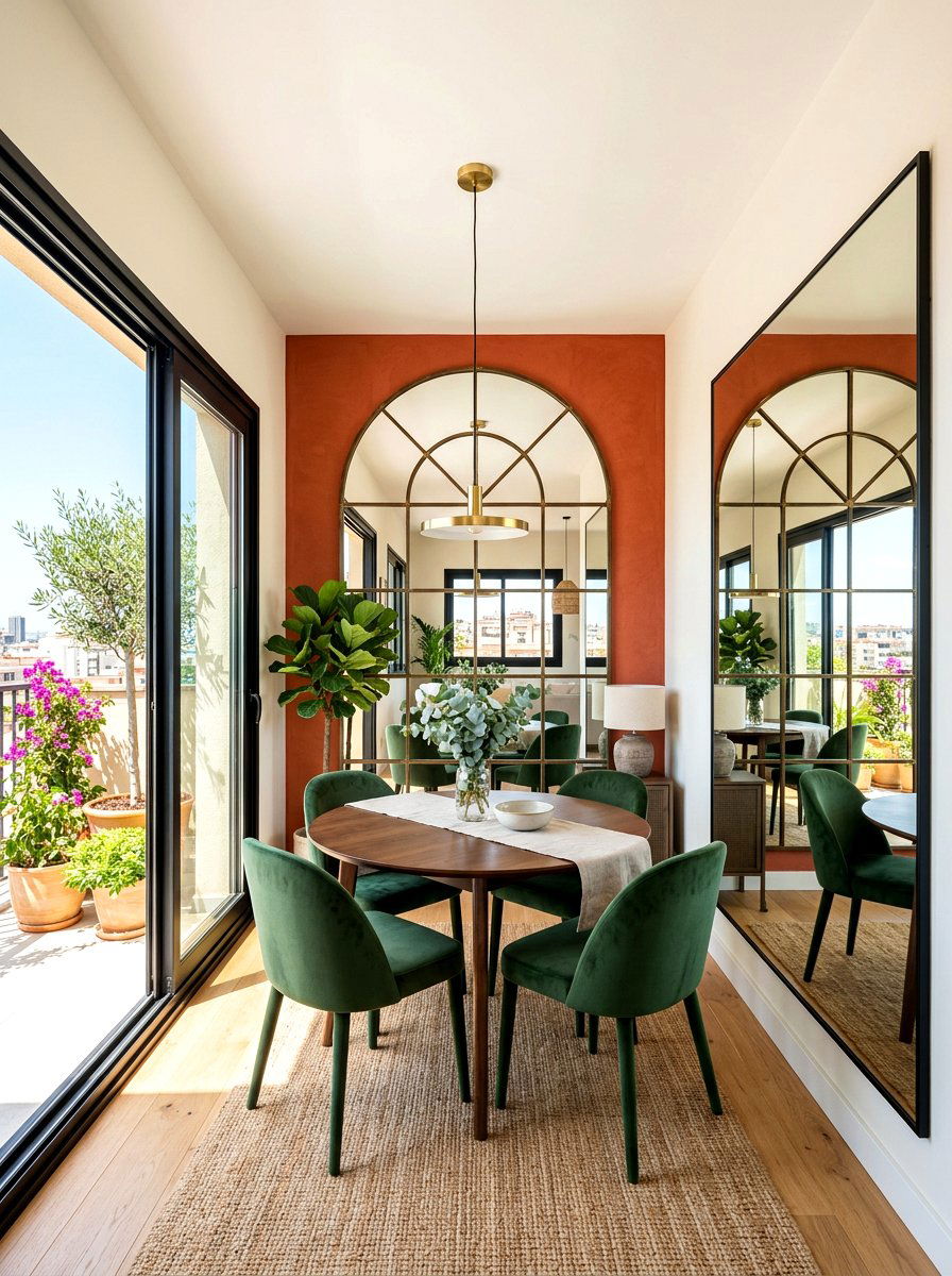 Arched Mirror Wall - 30 interior arch ideas
