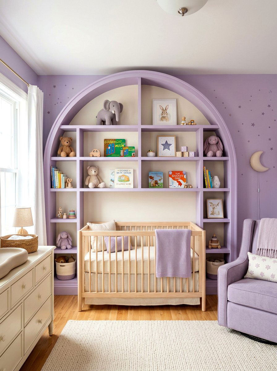 Arched Nursery Shelving - 30 arched built in ideas