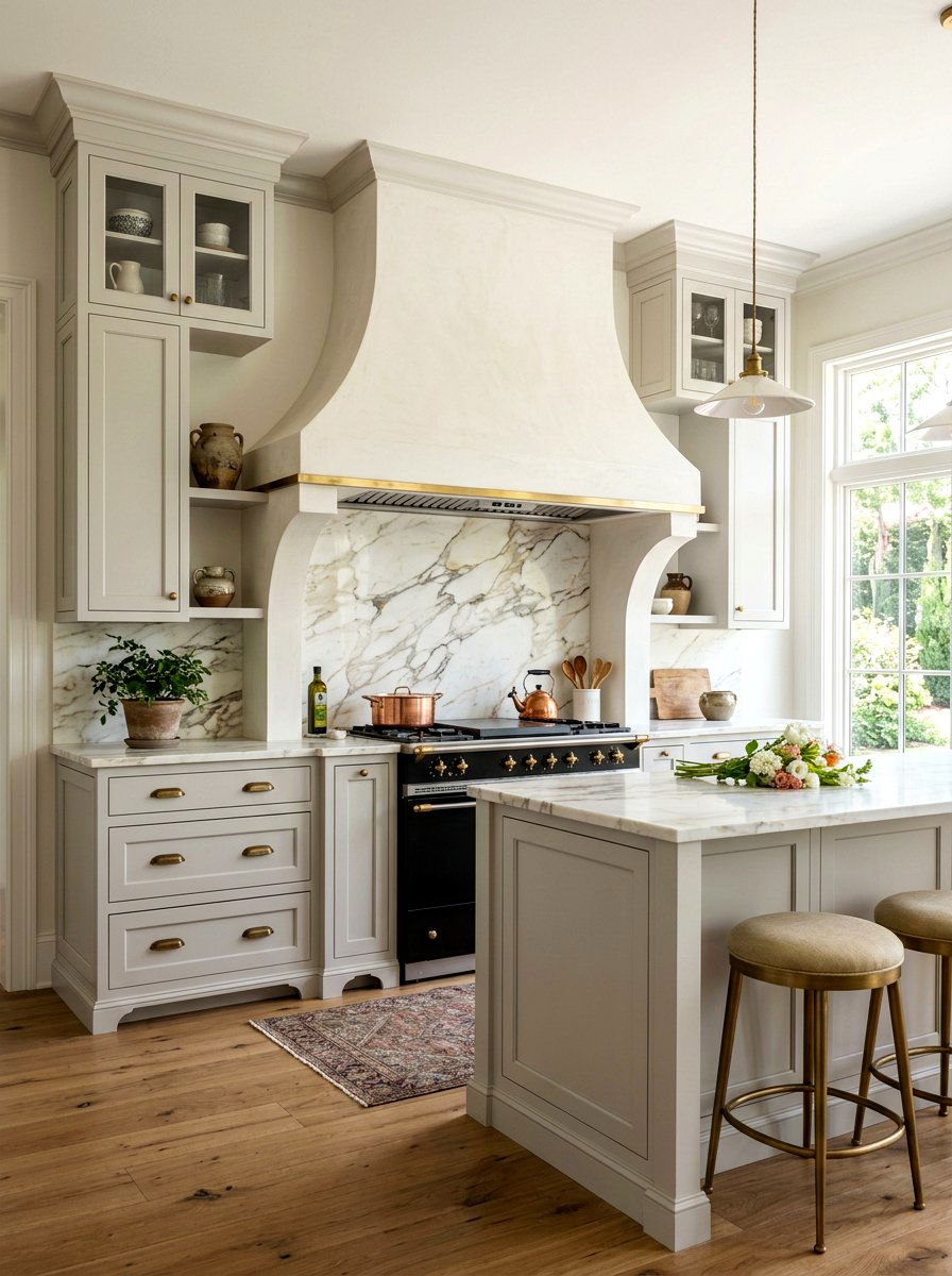 Arched Range Hood - 30 range hood design ideas