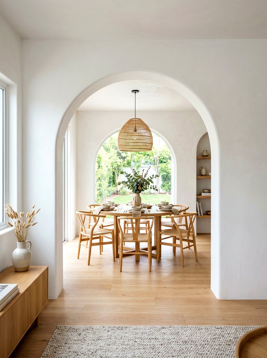Arched Room Partition Wall - 30 partial wall room divider ideas