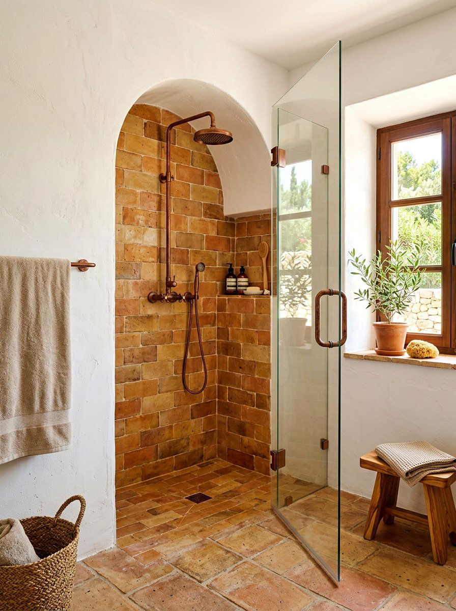 Arched Shower Niche - 30 shower niche ideas