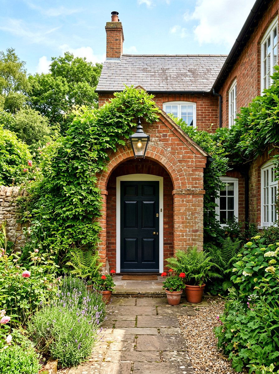 Arched Side Entryway - 30 side entrance ideas
