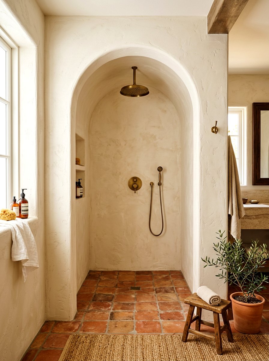 Arched Walk In Shower - 30 spa shower ideas
