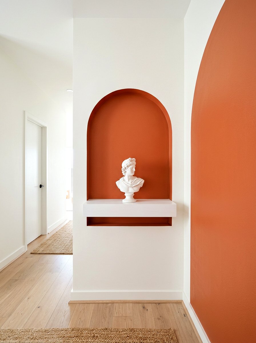 Arched Wall Mounted Entry Shelf - 30 wall mounted entry shelf ideas aesthetic