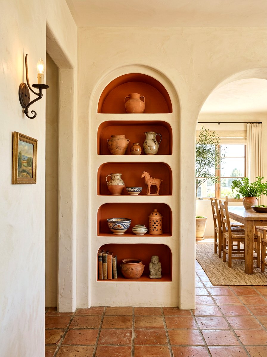 Arched Wall Niche - 30 built in wall unit ideas