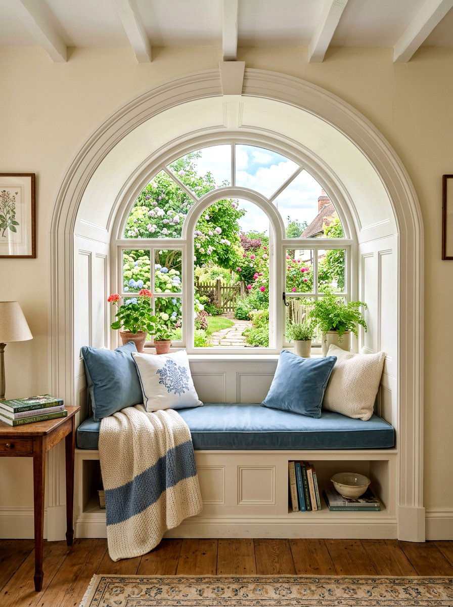 Arched Window Seat - 30 arched built in ideas