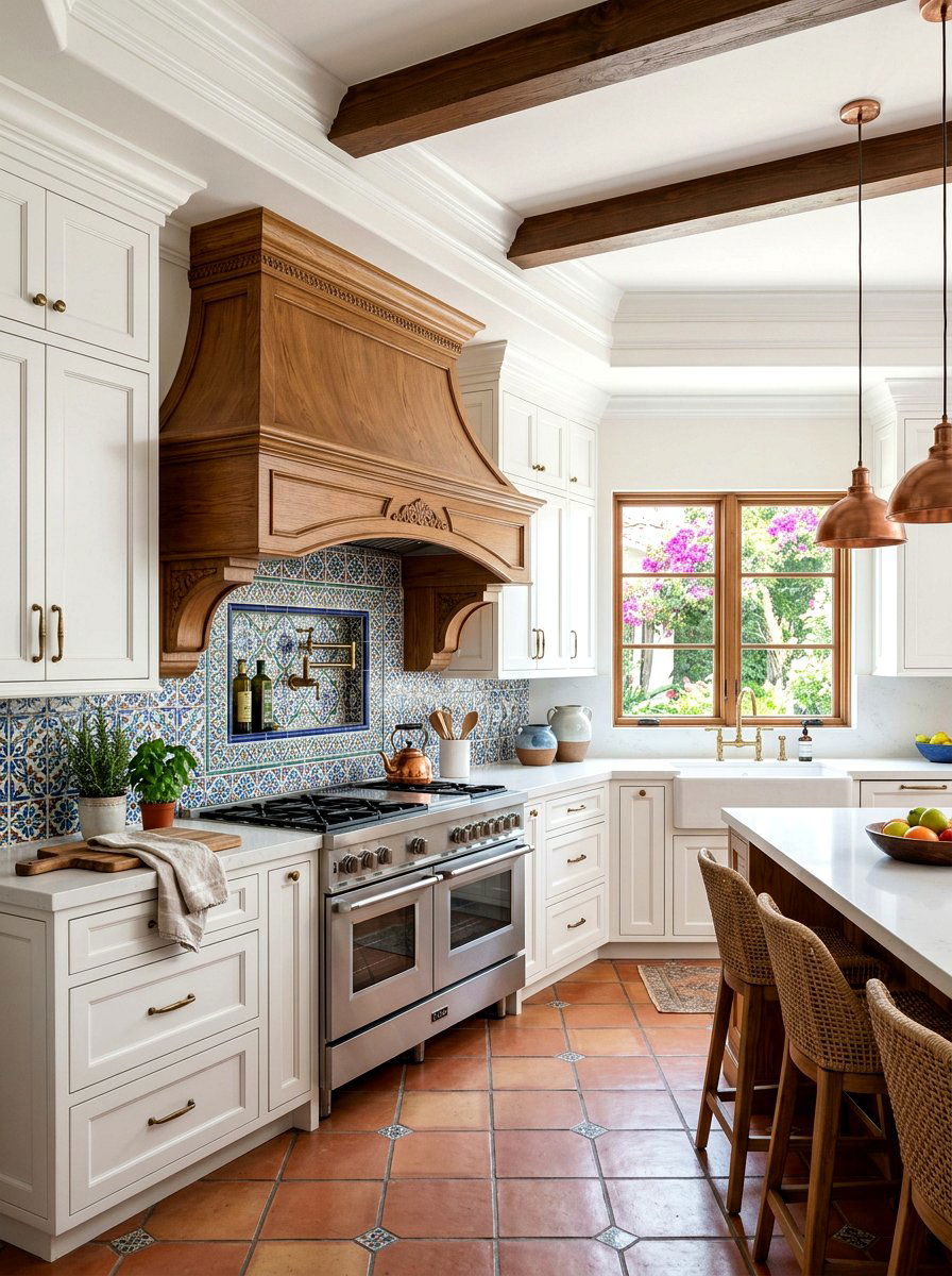 Arched Wood Vent Hood - 30 wood vent hood ideas