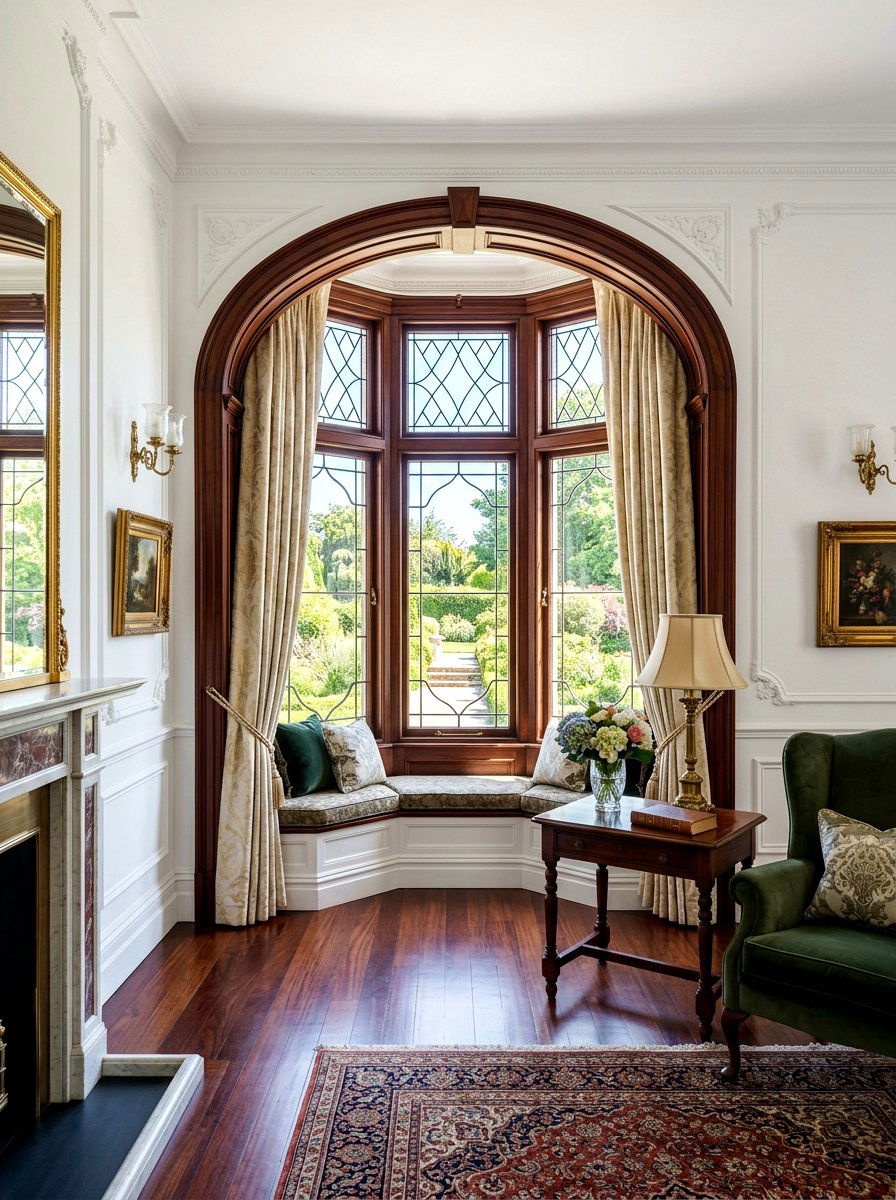 Arched bay window - 30 bay window ideas