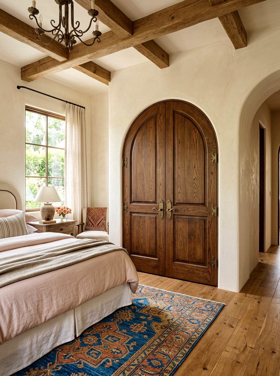 Arched closet doors - 30 bedroom closet door ideas