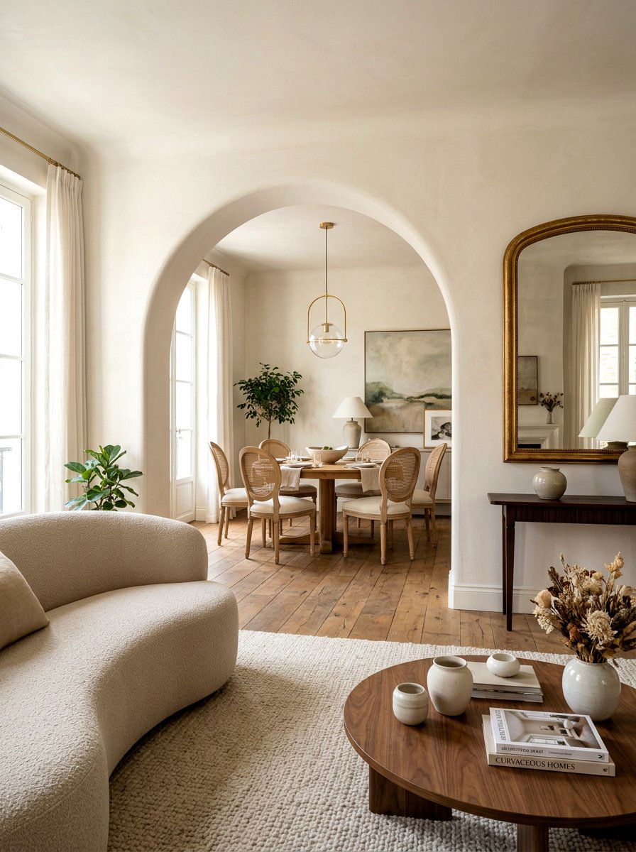 Arched doorway living room - 30 quiet luxury living room ideas