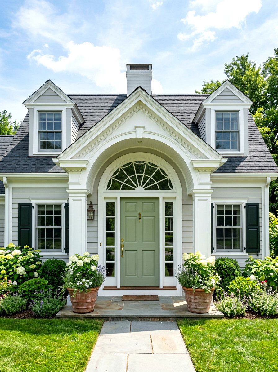 Arched entryway - 30 Cape Cod exterior ideas