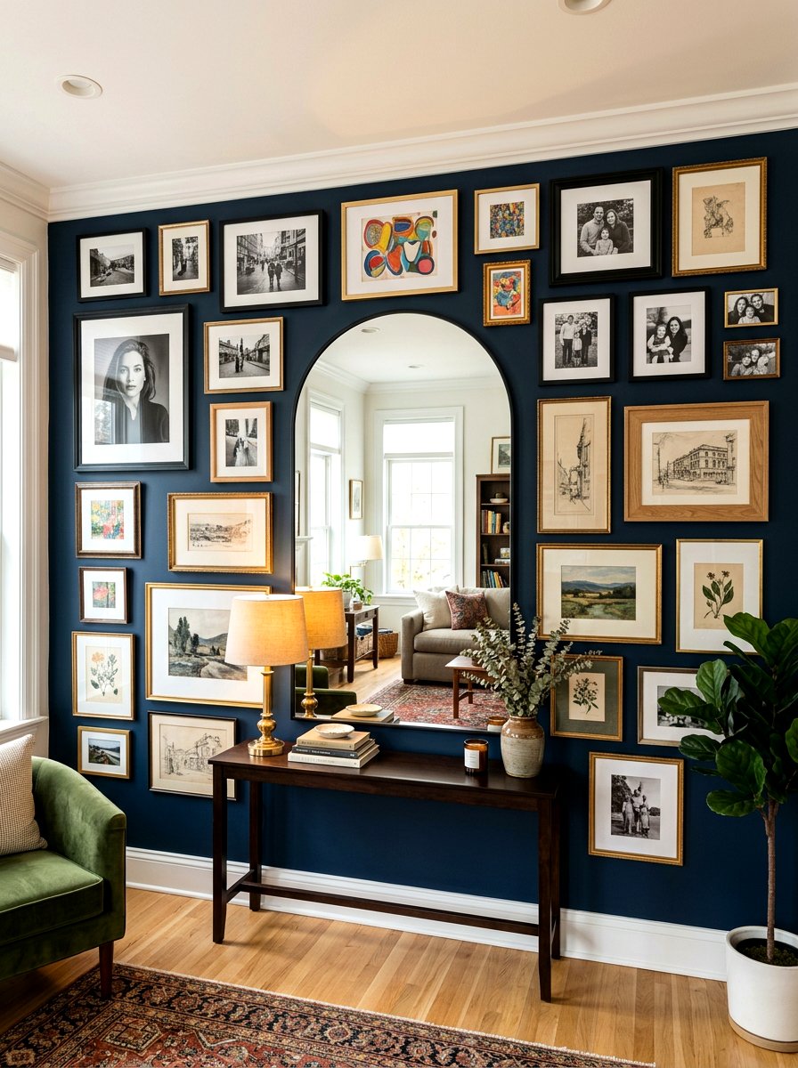 Arched mirror gallery wall - 30 arched mirror decor ideas