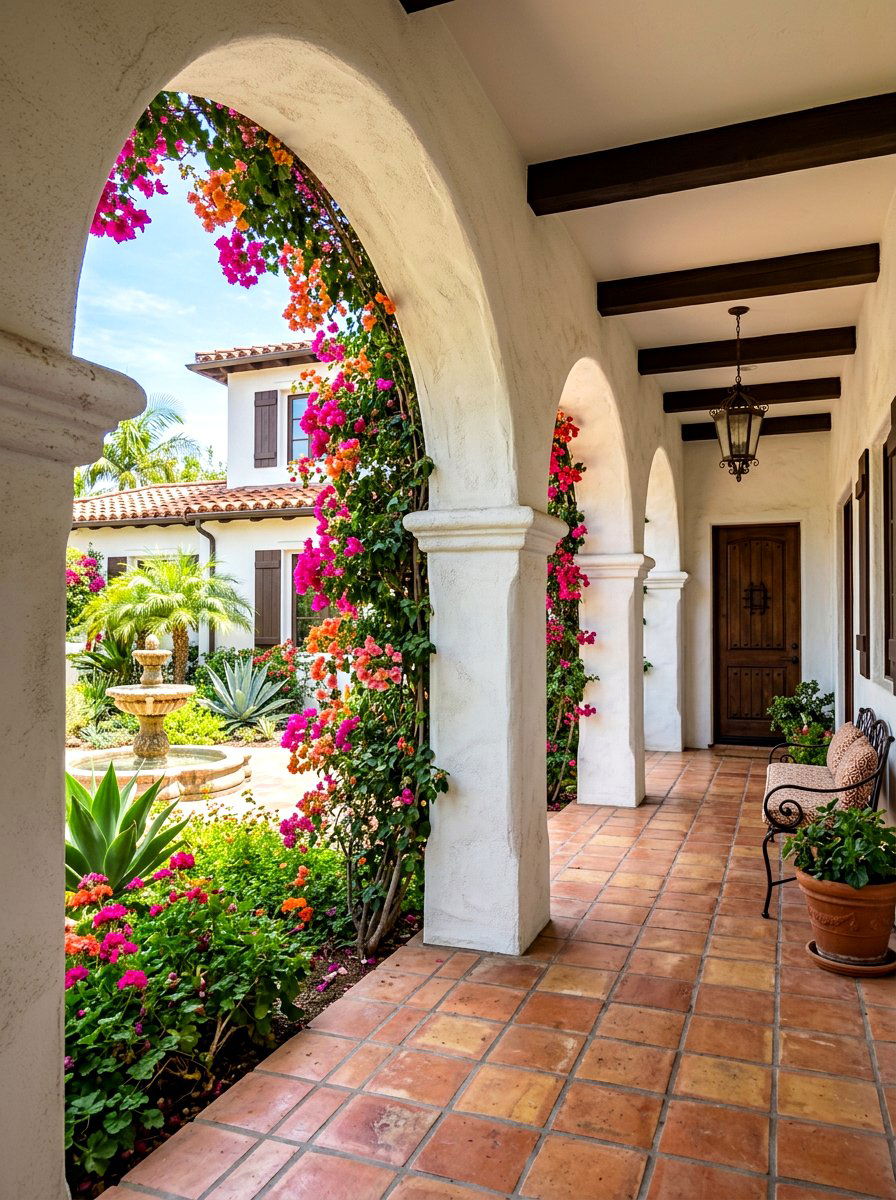 Arched porch column - 30 porch column ideas