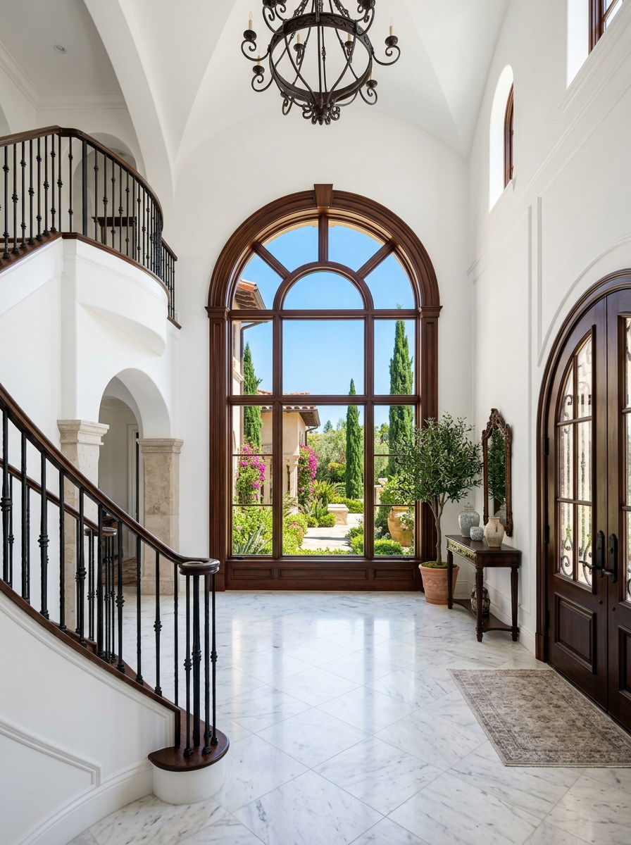 Arched window trim - 30 window trim ideas