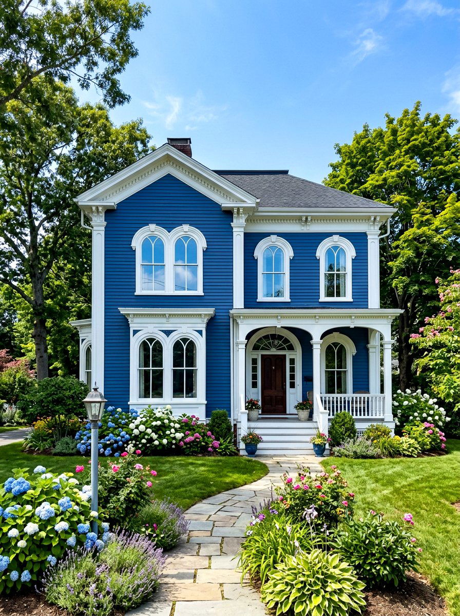 Arched window trim - 30 outdoor window trim ideas