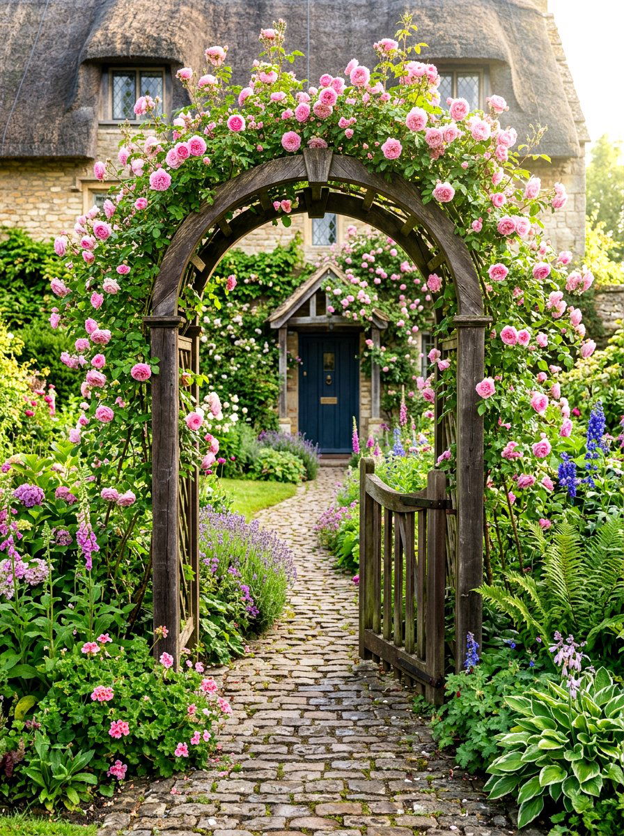 30 Cottage Gate Curb Appeal Ideas to Wow Guests Every Day - Suite 101