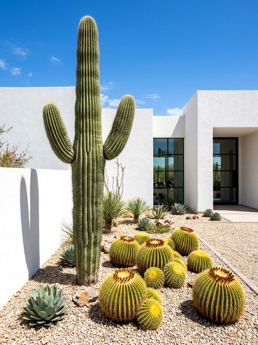 Architectural Cacti - 30 drought smart backyard ideas
