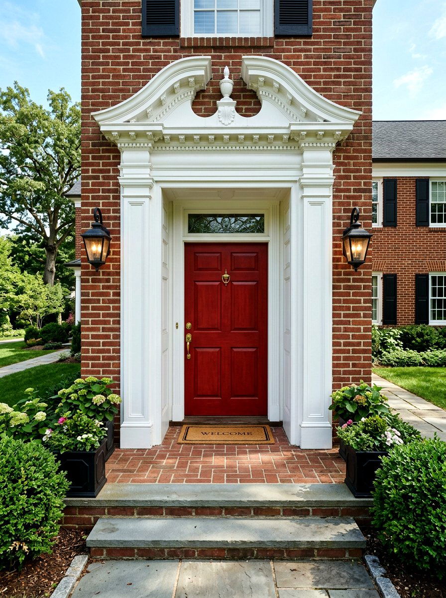 Architectural Door Trim - 30 front facade makeover ideas