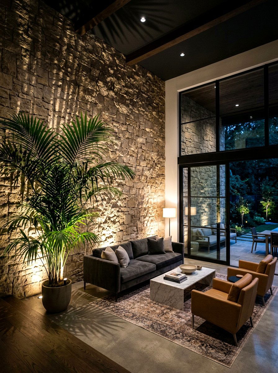 Architectural Up Lighting - 30 living room lighting ideas