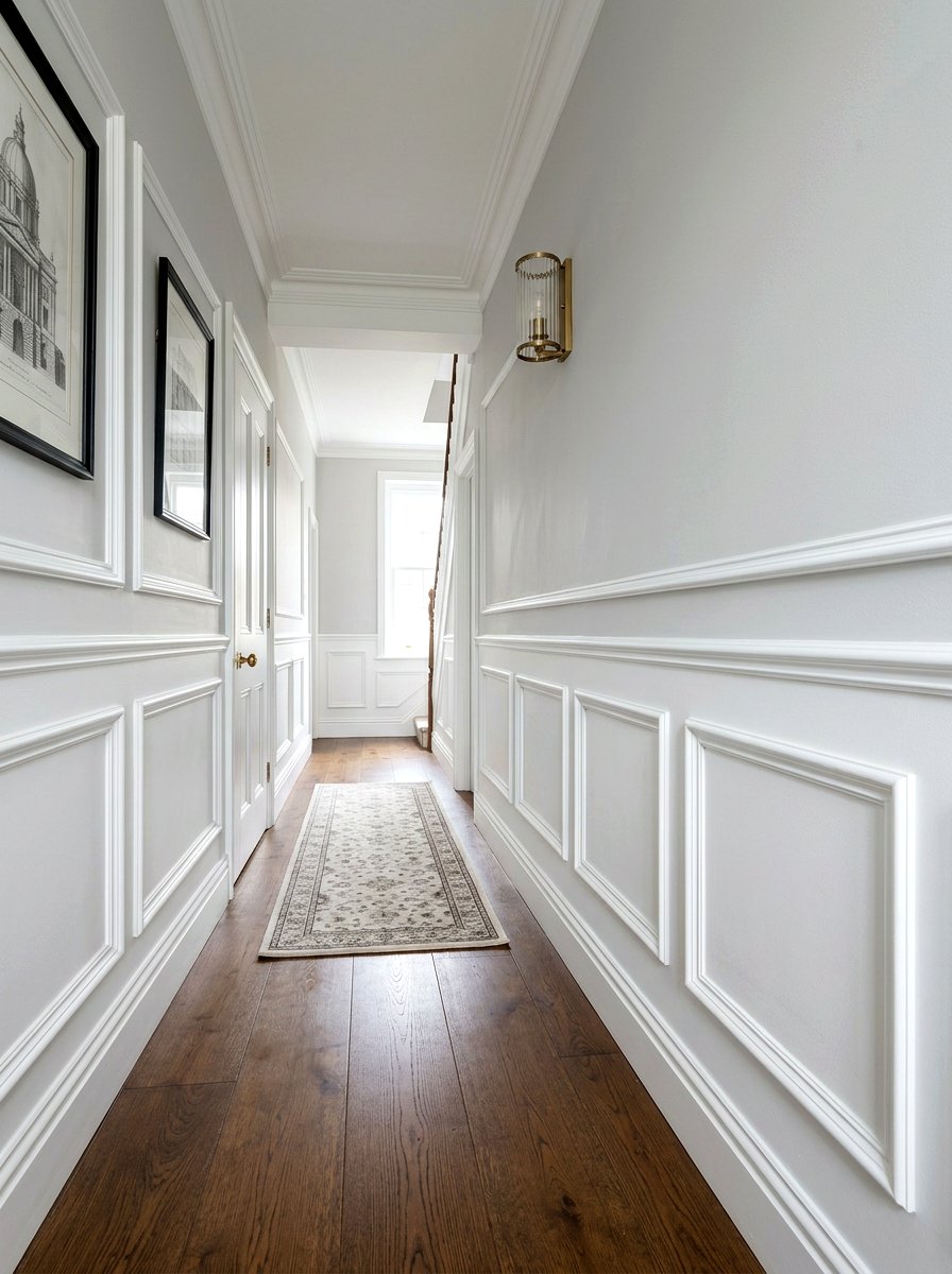 Architectural Wall Molding - 30 spring hallway refresh ideas