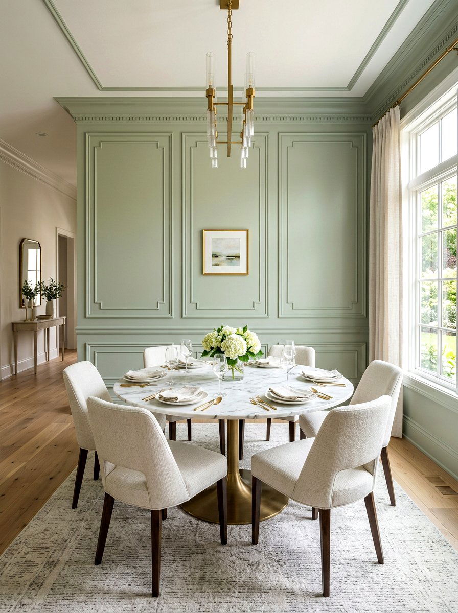 Architectural molding wall - 30 long wall decor ideas