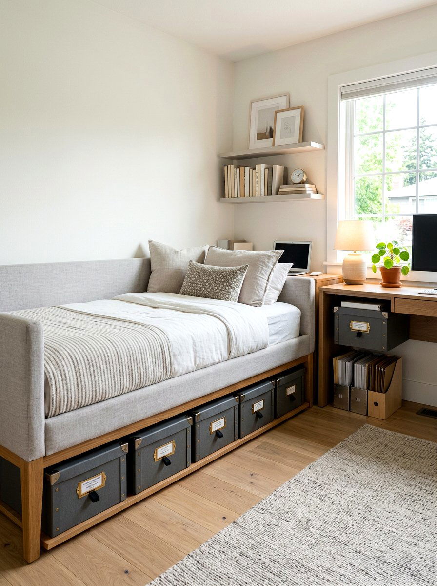 Archival photo storage boxes - 30 under bed storage ideas