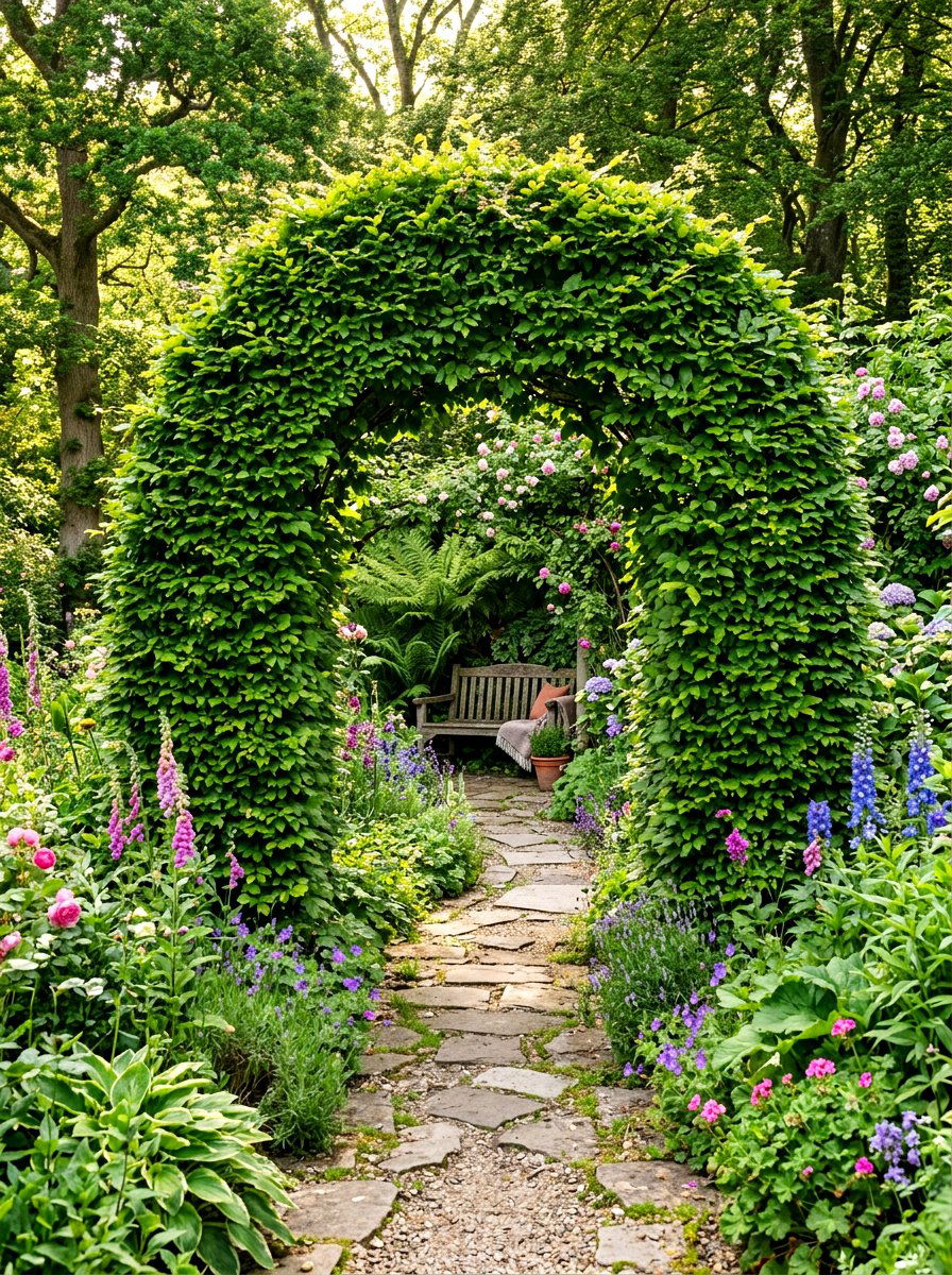 Archway Greenery - 30 topiary garden ideas