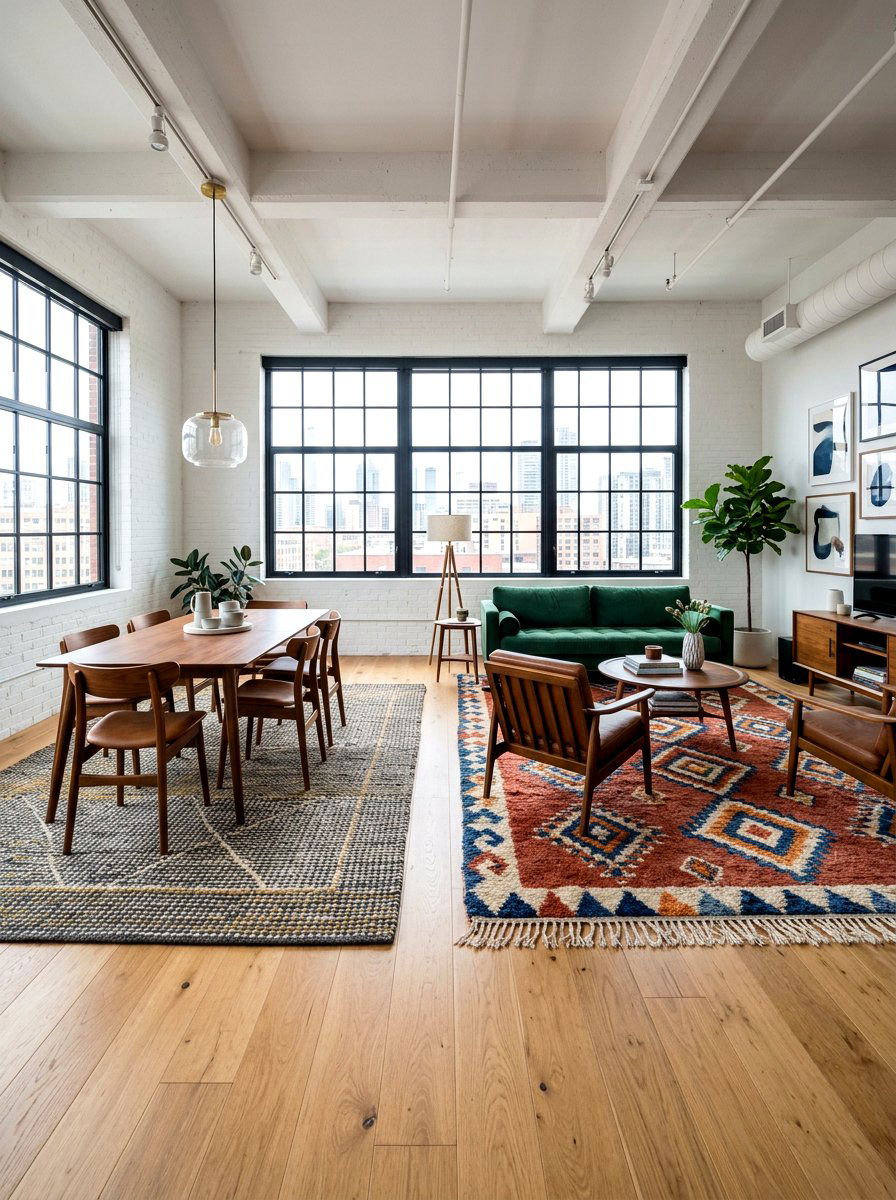 Area Rug For Zoning - 30 open concept decorating ideas